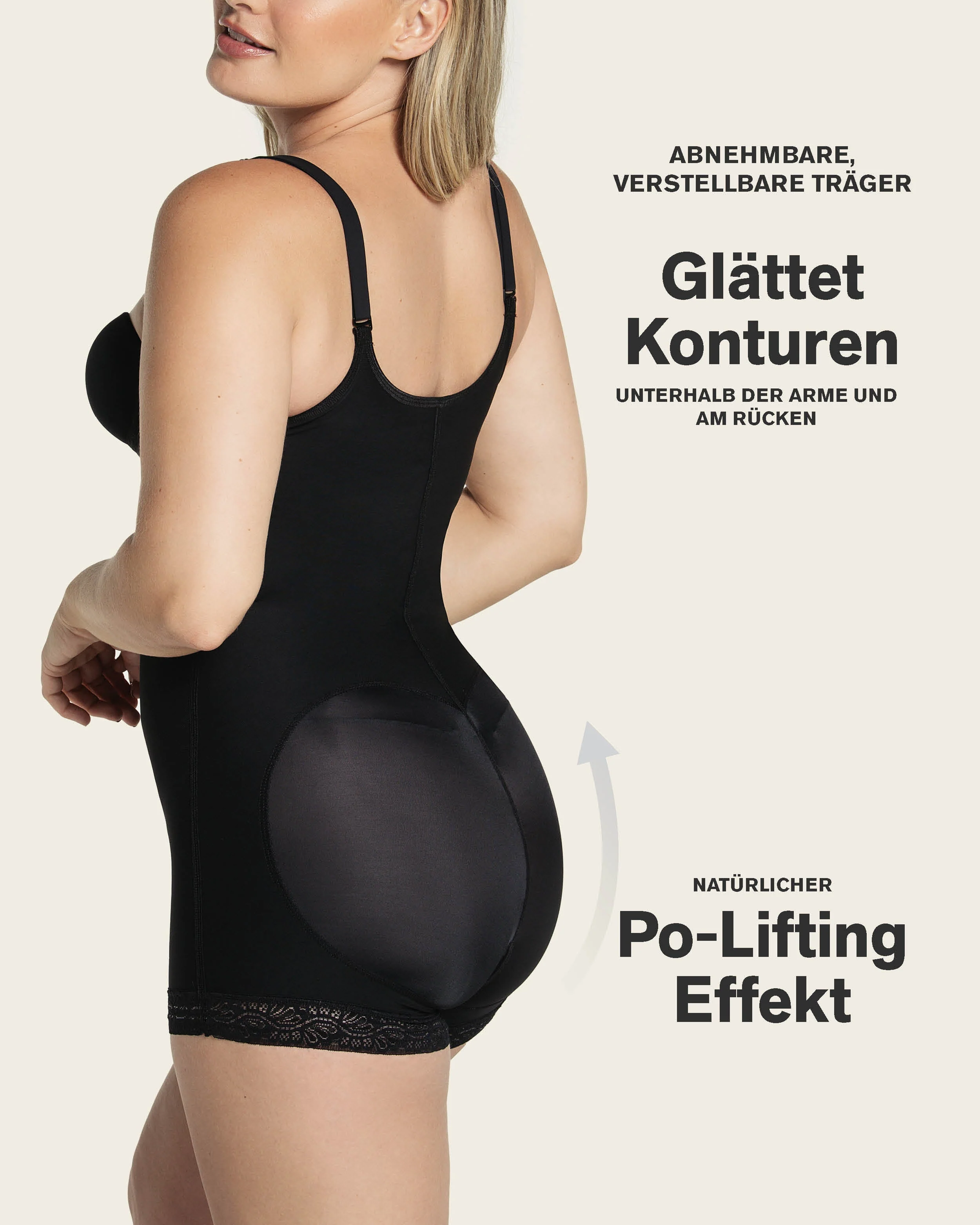Miederbody im Boyshorts-Stil ohne BH - Image 24