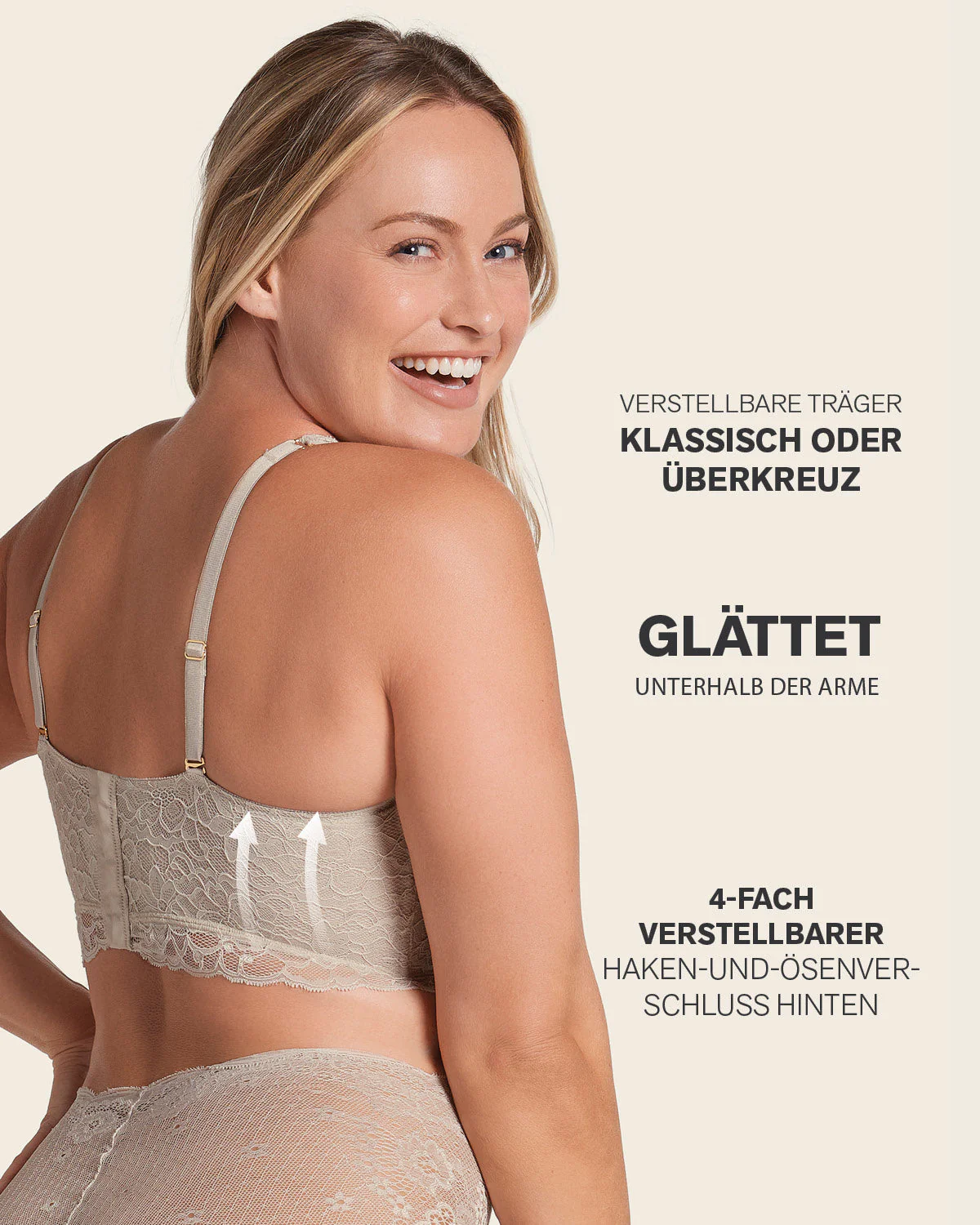 Paket x2 Spitzen-BHs, ideal für große Brüste. Sexy Support - Image 12