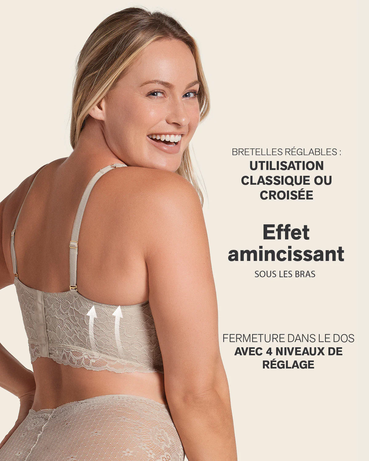 Paket x2 Spitzen-BHs, ideal für große Brüste. Sexy Support - Image 14
